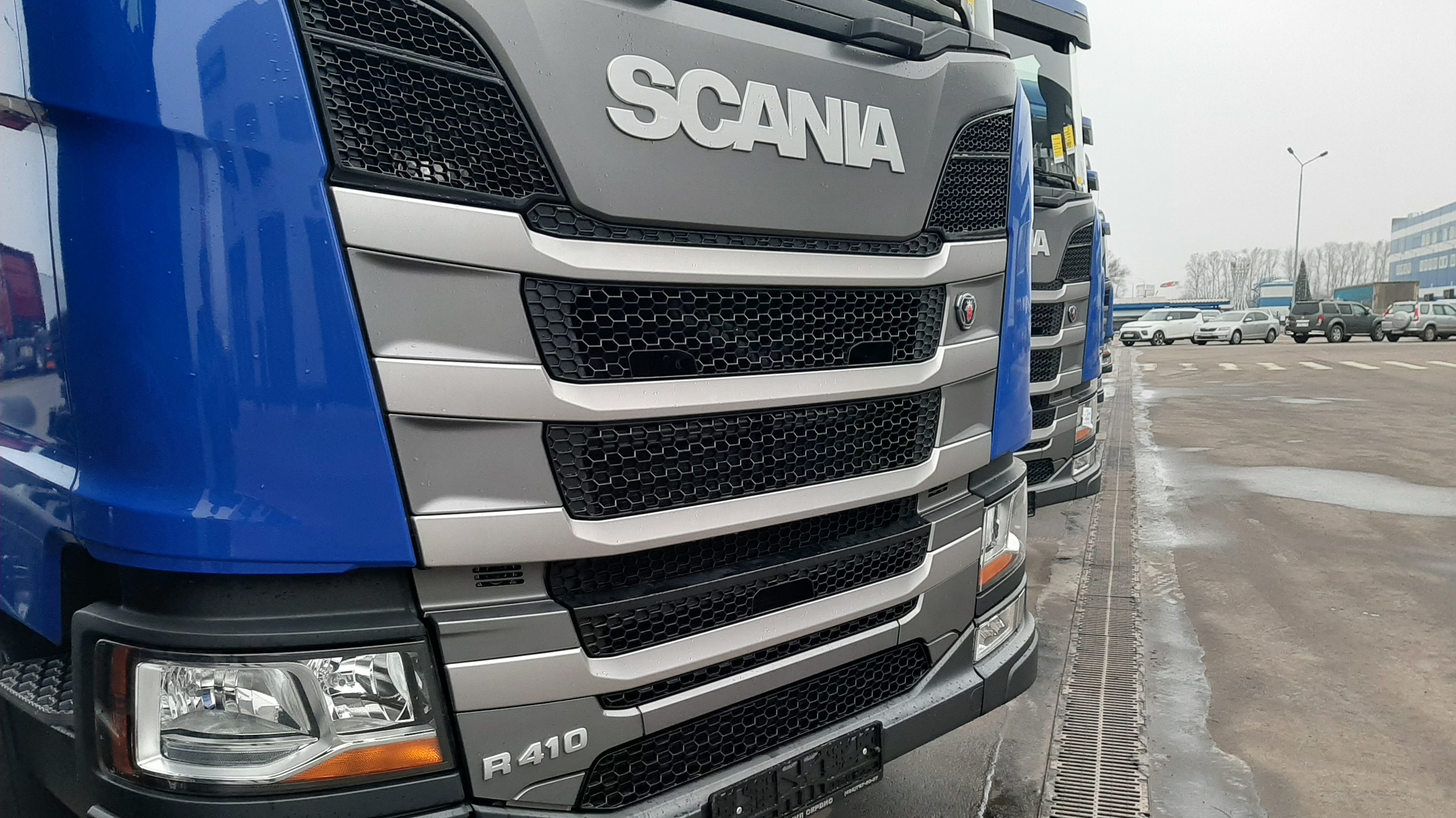 500-й газовый тягач Scania уже в России